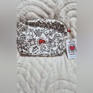 Pouch Bag Keith Haring Primark Hearts New NWT EU